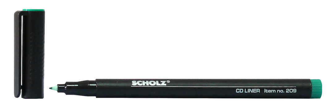 Маркер SCHOLZ перманентний (209SCH), зелений для CD-DVD